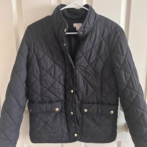 Quilted j crew jacket